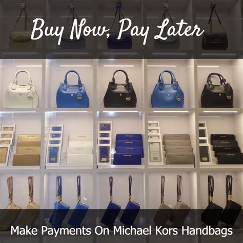 buy now pay later michael kors handbags|Michael Kors credit card payment.